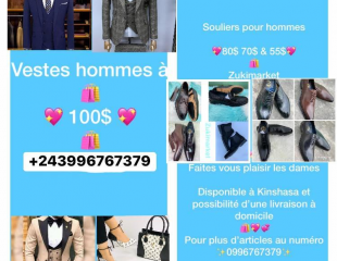 Vente d'articles hommes et femmes